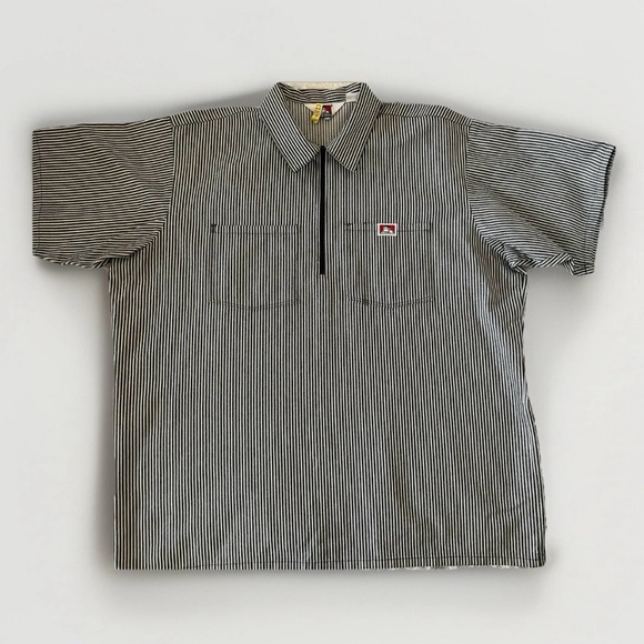 Mint Vintage Ben Davis Hickory Striped Work Shirt 2XL - Picture 1 of 8